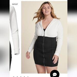 NWOT VENUS 2X Color Block Corset Dress